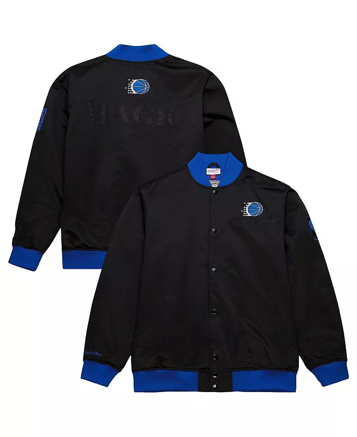 

Мужская черная легкая атласная куртка на молнии Orlando Magic Hardwood Classics Team OG 3.0 Mitchell & Ness