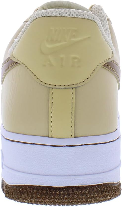 Мужские кроссовки Nike Air Force 1, белый/коричневый — фото 4
