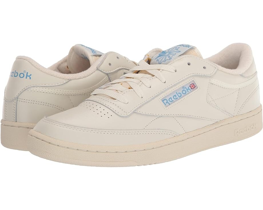 

Кроссовки Reebok Lifestyle Club C 85, цвет Chalk/Alabaster/Essential Blue