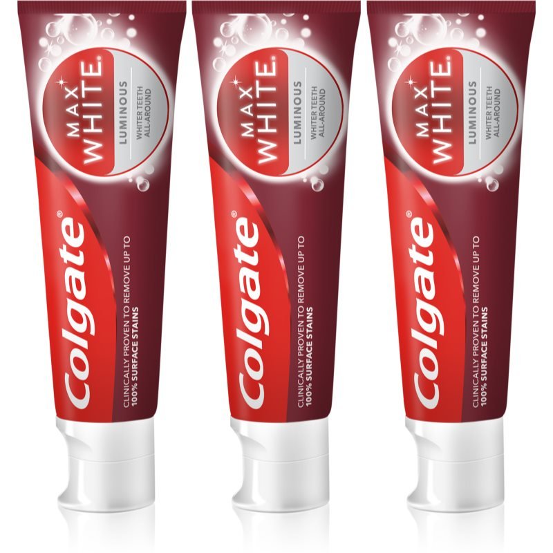 

Зубная паста Colgate Max White Luminous для белоснежных зубов 3 x 75 мл