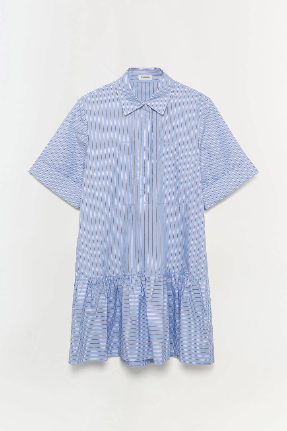 

Платье Cris в полоску цвета гавани SIMKHAI, цвет harbor blue stripe
