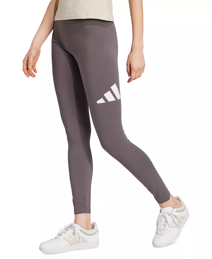 

Женские хлопковые леггинсы Essentials Big Logo adidas, серый