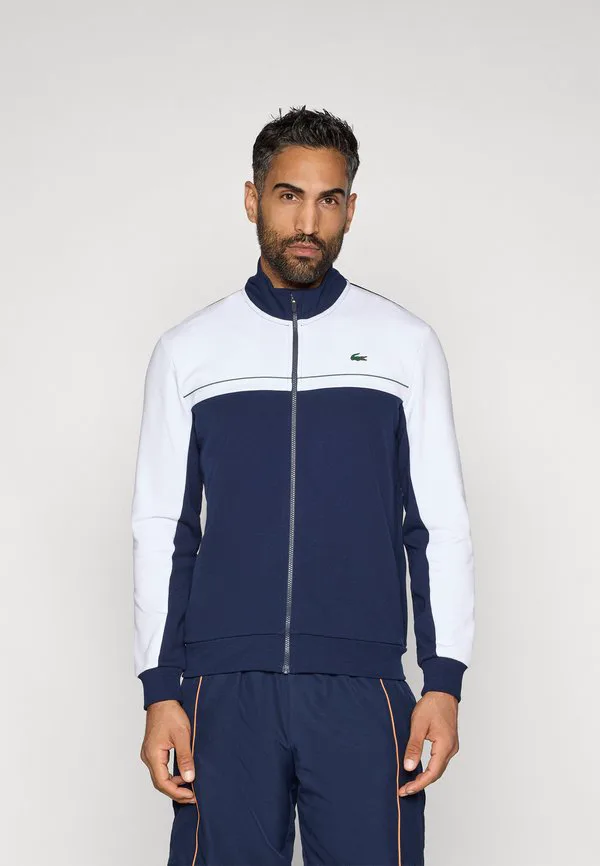 Тренировочная куртка Lacoste Sport Tennis темно-синий/белый