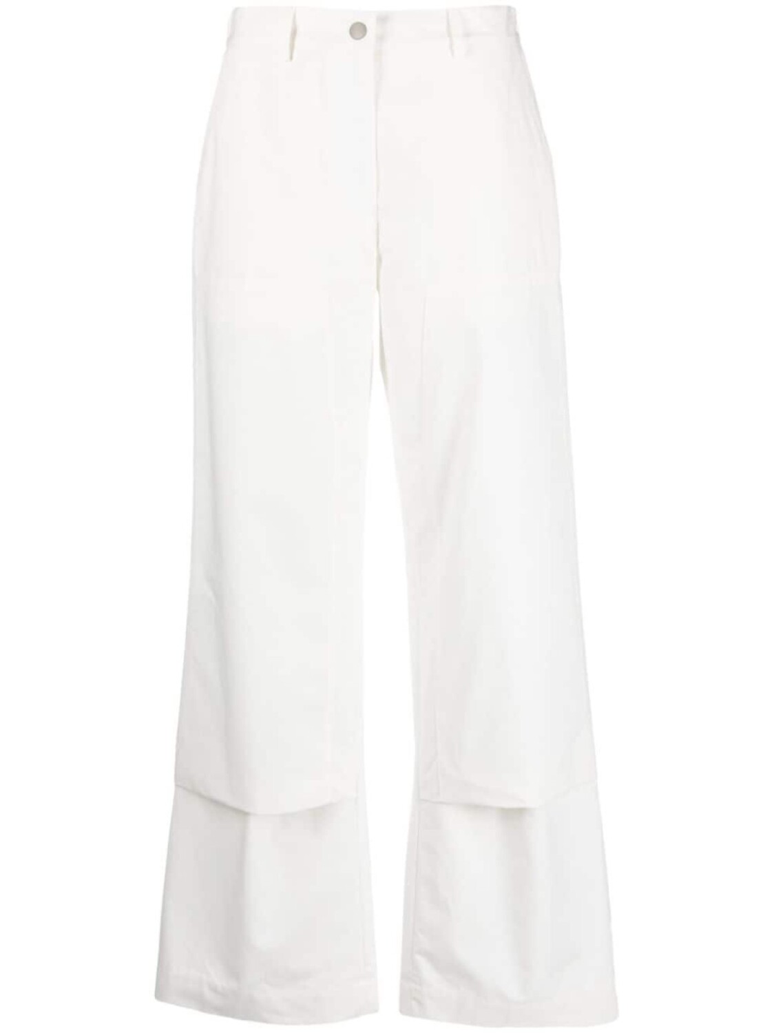 

Jil Sander брюки широкого кроя, белый