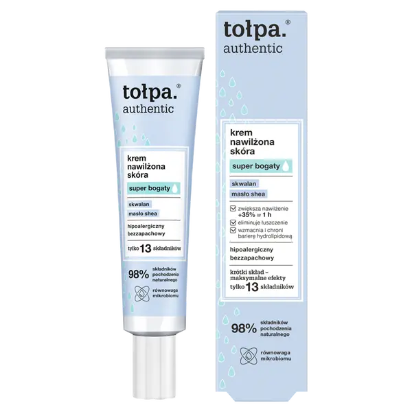 Крем для лица Tołpa — Супернасыщенный увлажняющий , Authentic, 40 мл — фото 4