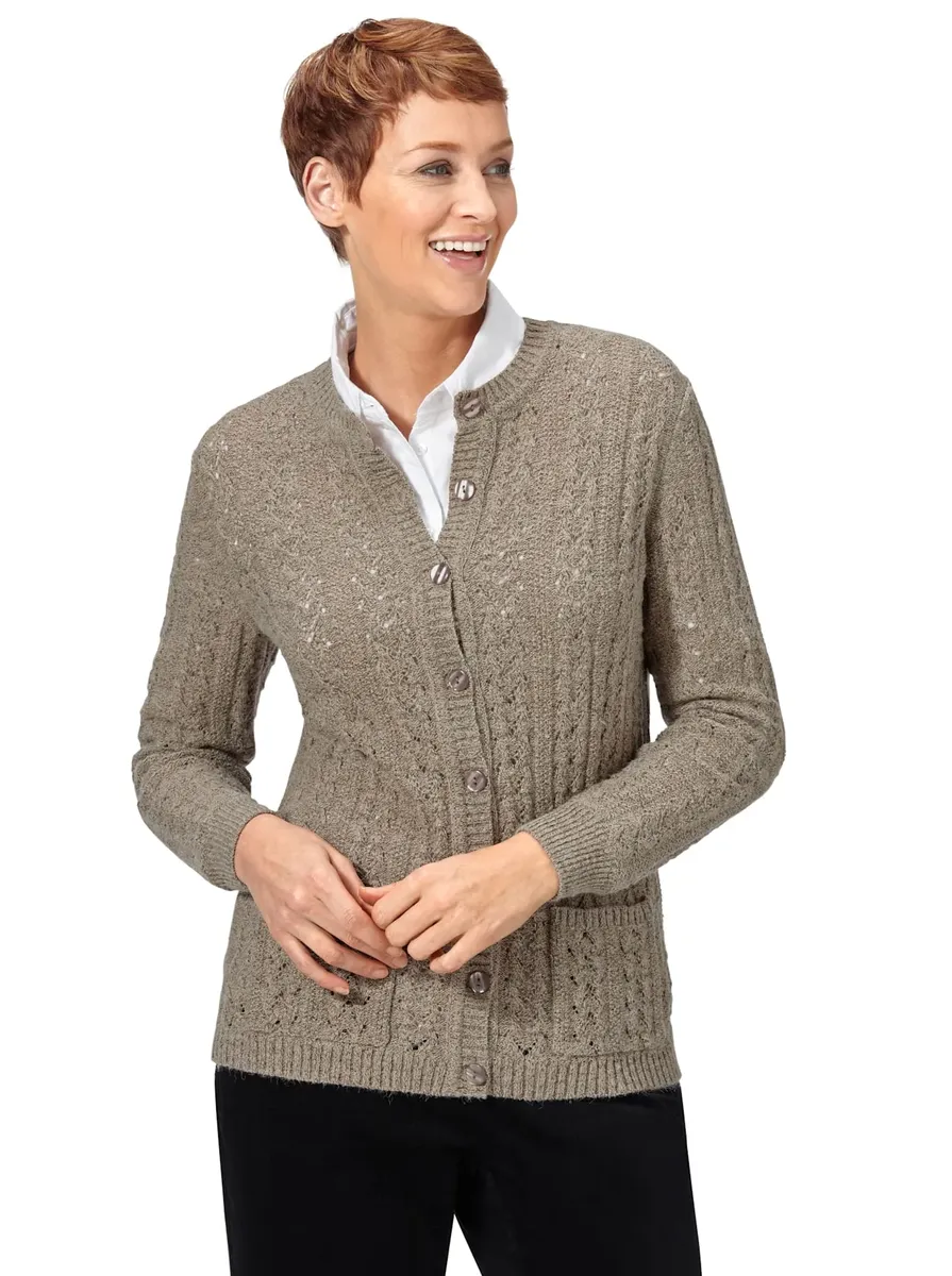 

Классический кардиган Basics Classic Basics, бежевый