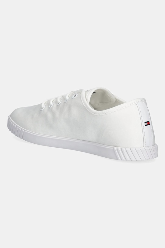 Кроссовки CANVAS LACE UP SNEAKER на шнурках Tommy Hilfiger, белый — фото 3