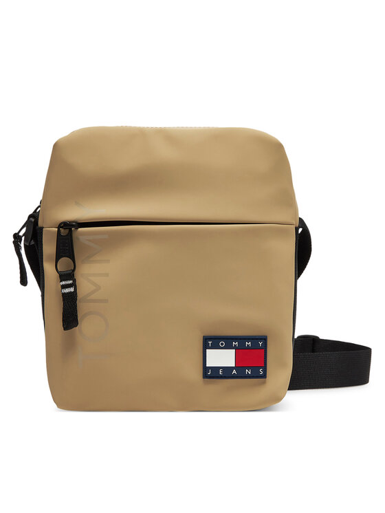 

Сумка через плечо Tjm Daily + Reporter AM0AM13270 Tommy Hilfiger, бежевый