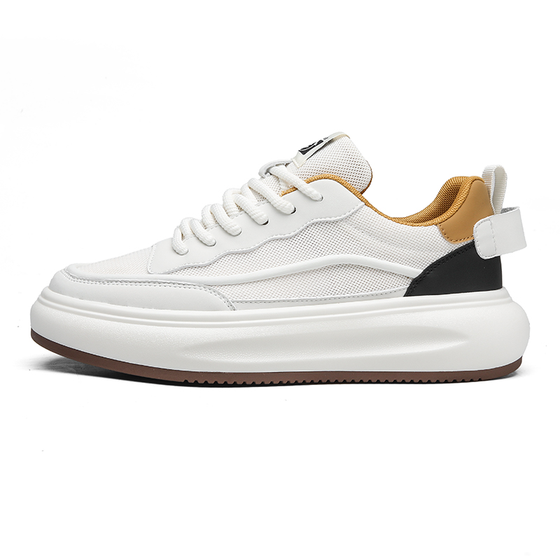 

Легкие и дышащие низкие мужские кроссовки для скейтбординга City camel, Beige Black