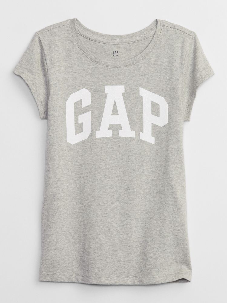

Детская футболка с логотипом Gap, серый