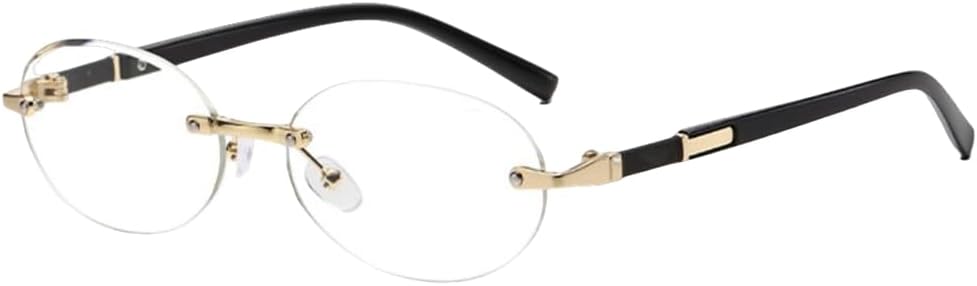 

Модные солнцезащитные очки без оправы овальной формы, стильные линзы с градиентом, для улицы, роскошные маленькие черные винтажные солнцезащитные очки без оправы TVTBBVV, C7clear