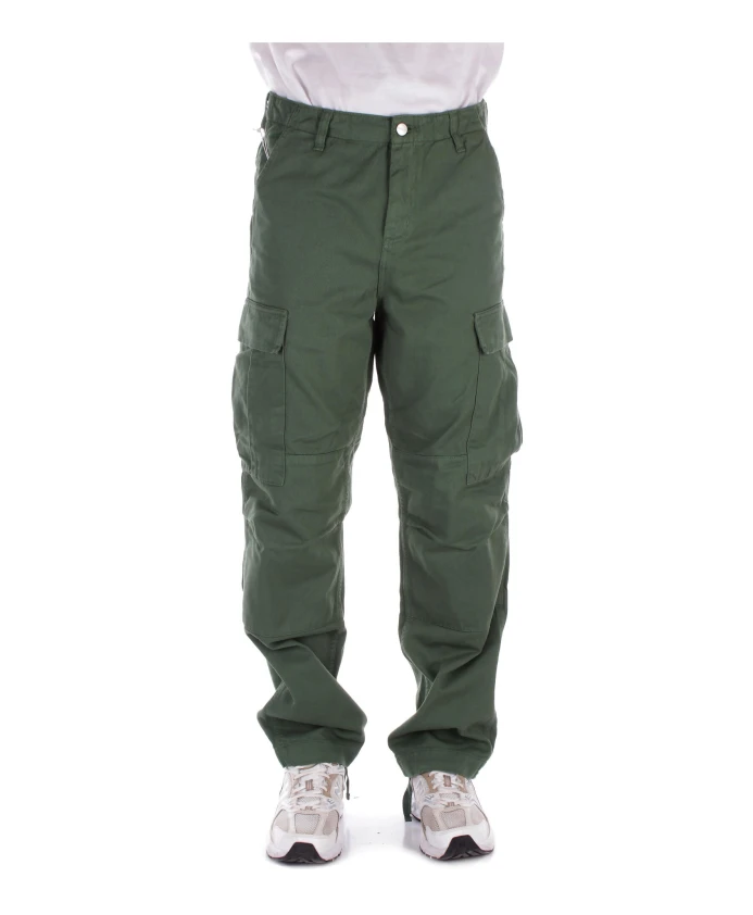 

Джинсы из органического хлопка с логотипом Carhartt Wip, зеленый