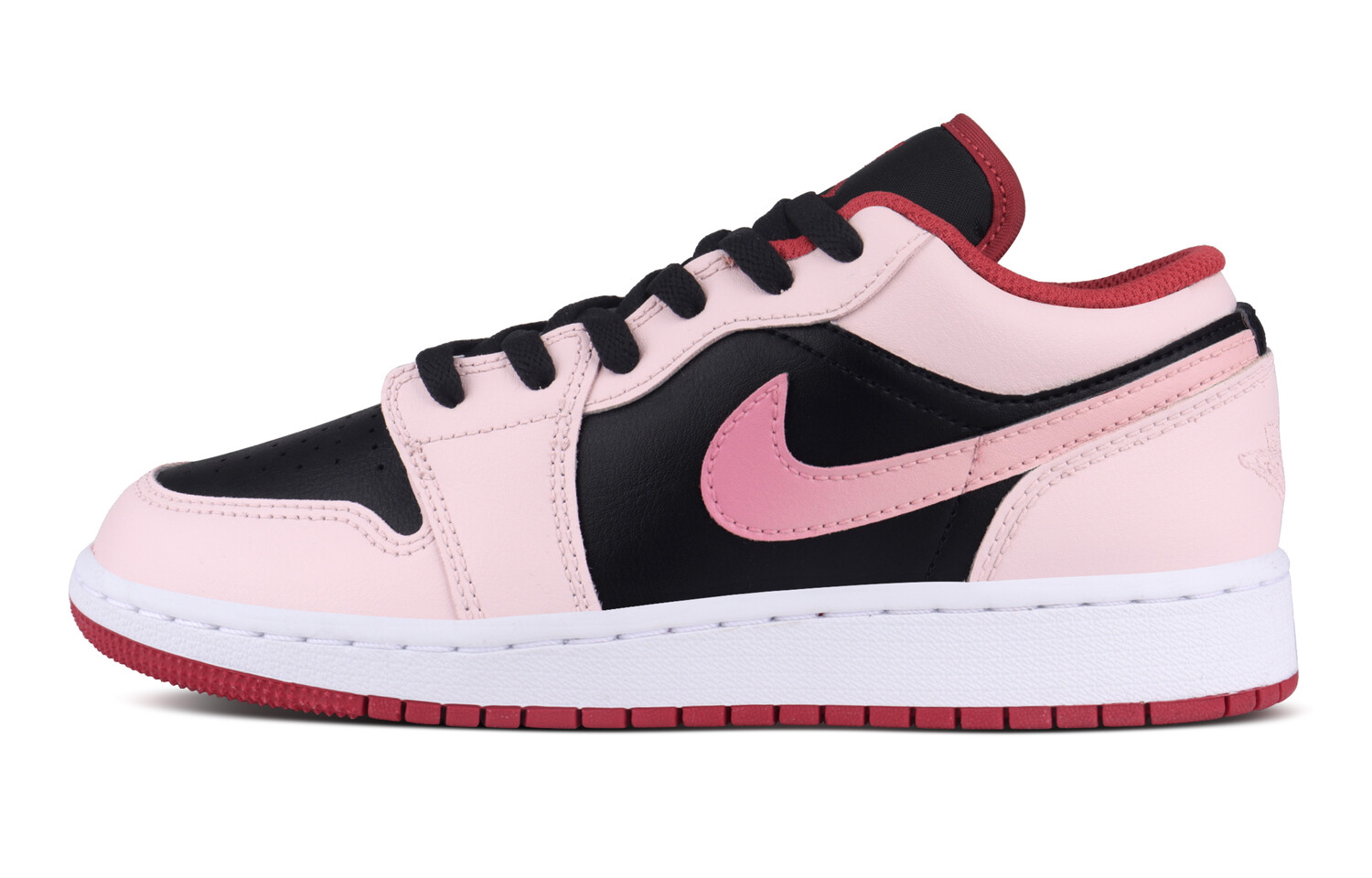 

Кроссовки Jordan AJ1 Vintage Basketball Shoes Women's Low-top Black/Pink, черный/розовый