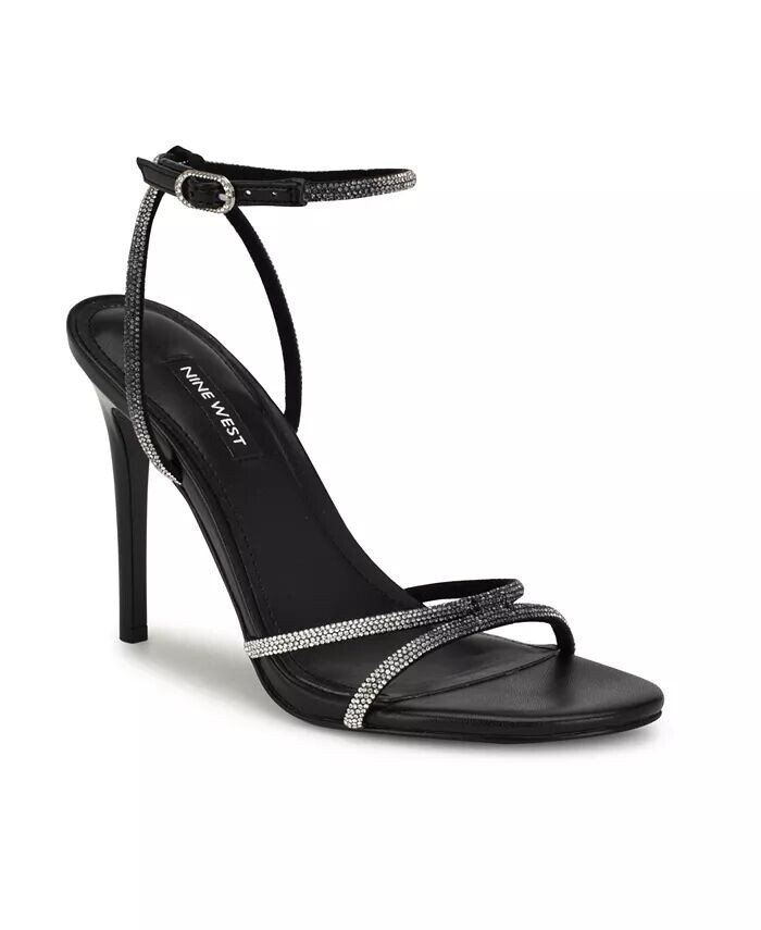 

Женские босоножки Missey на каблуке-шпильке с открытым носком Nine West, черный