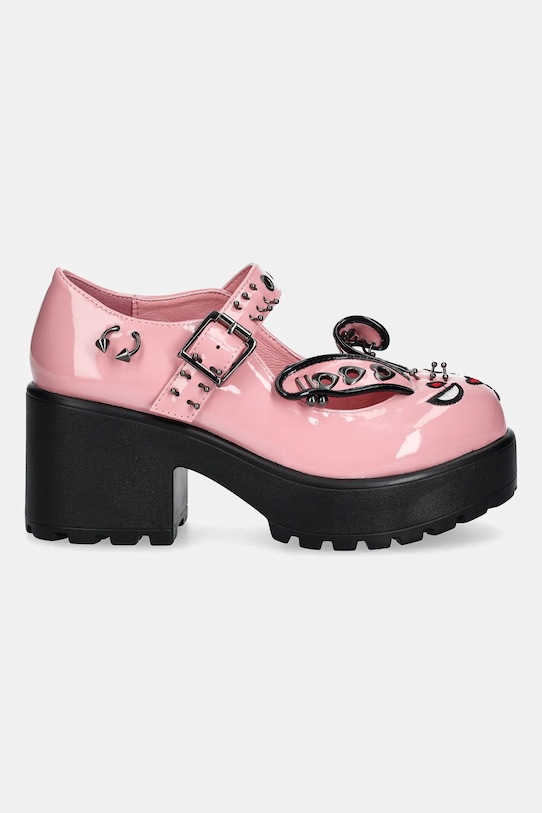 Туфли Tira Pink Mary Janes Death Raver Bunny Koi Footwear, розовый — фото 2