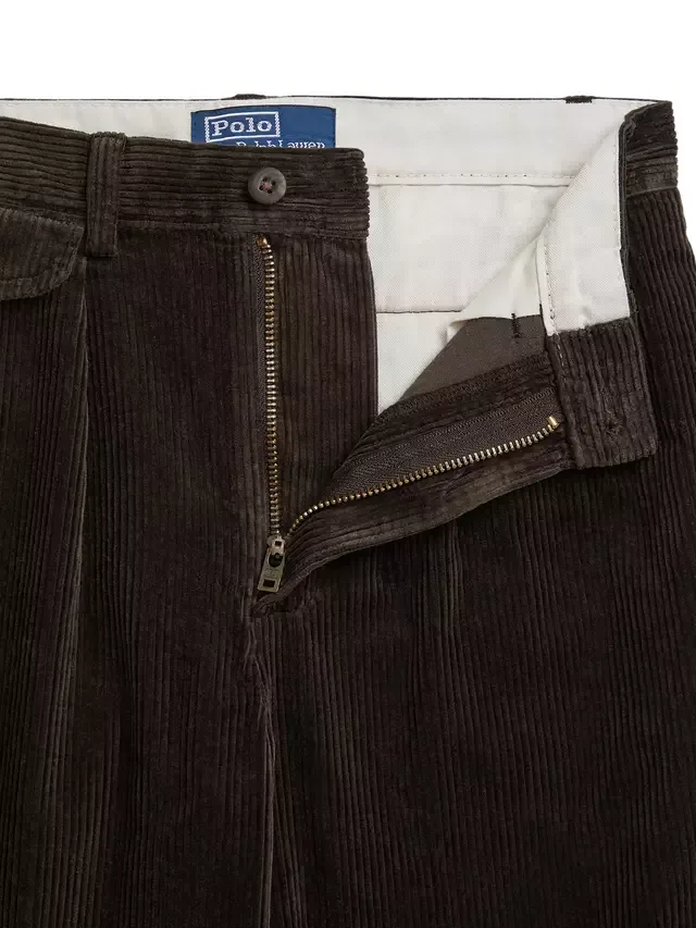 Детские вельветовые брюки-чинос Polo, коричневые Ralph Lauren — фото 4