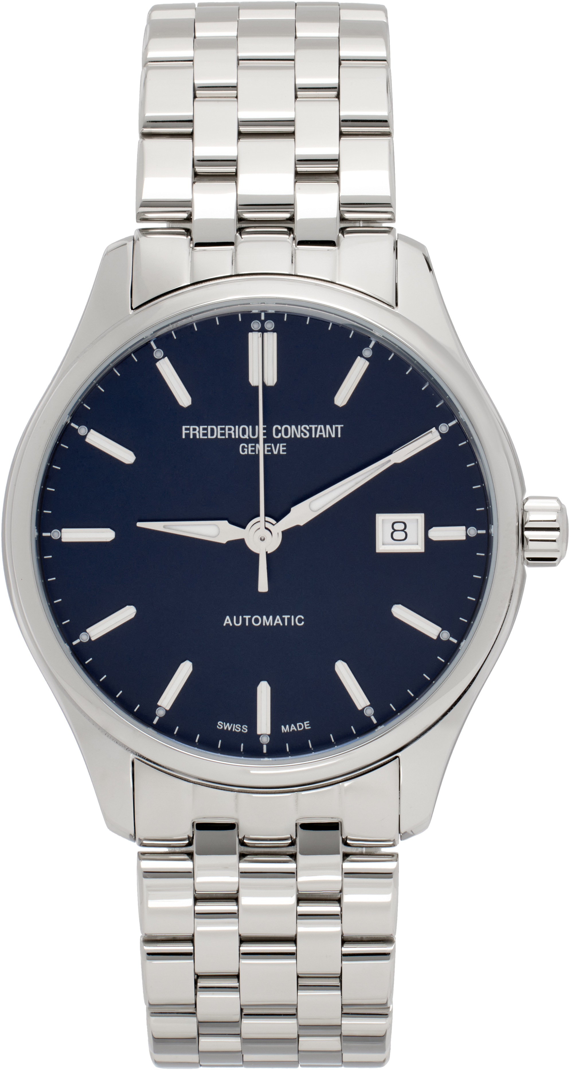 

Часы с автоматическим механизмом Silver & Navy Classics Frederique Constant