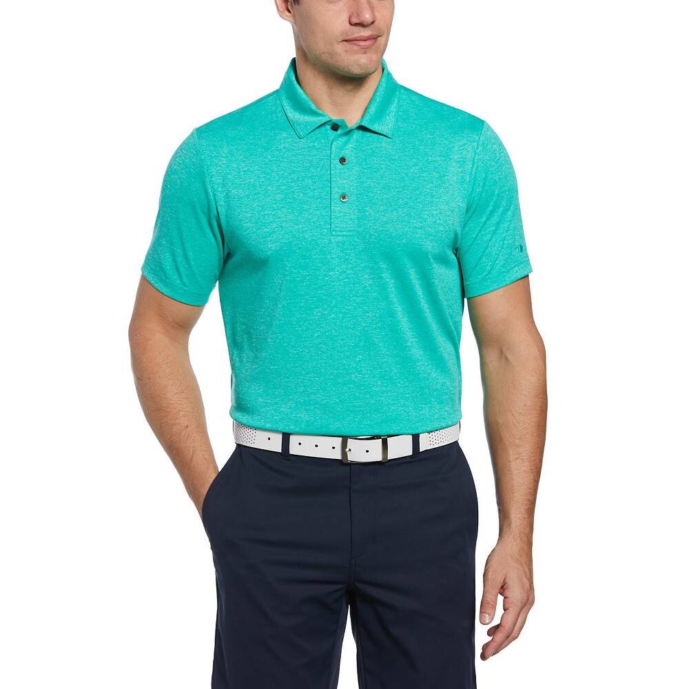 

Мужская футболка-поло для гольфа приталенного кроя Grand Slam Heather, цвет Medium Green Heather