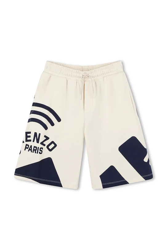 

Детские хлопковые шорты Kenzo Kids, бежевый