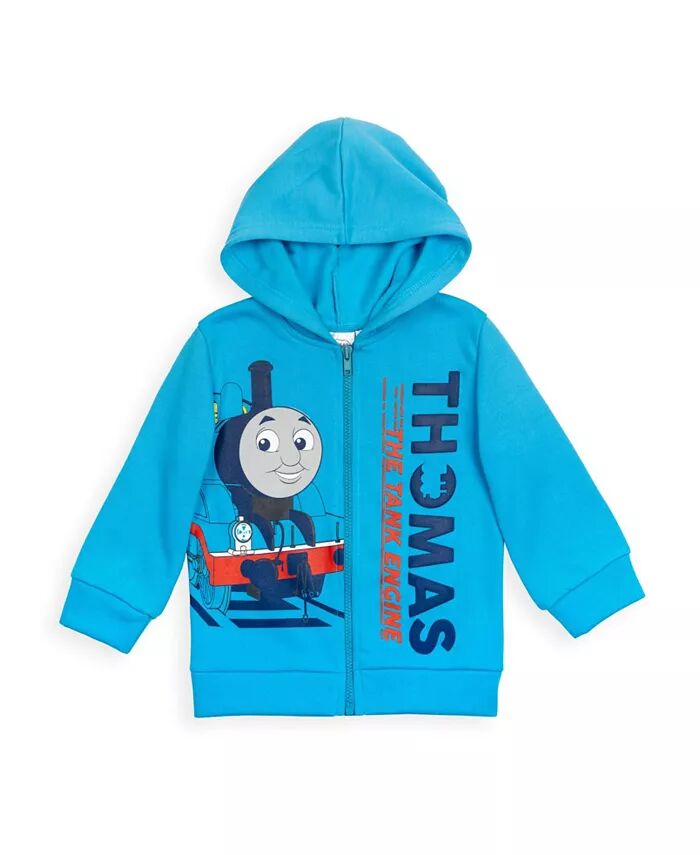 

Толстовка с капюшоном из флиса на молнии для мальчиков Thomas & Friends, синий