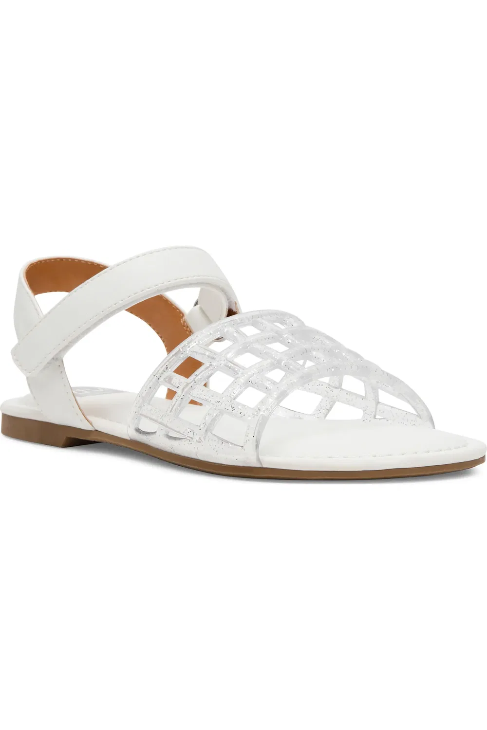 Детские сандалии с блестящим ремешком Craftie Slingback DV by Dolce Vita, белый