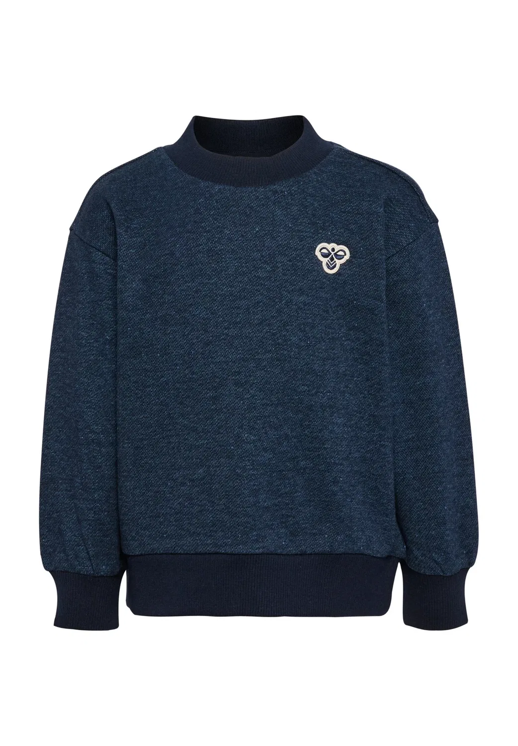 Hmlmini свободная толстовка с круглым вырезом и принтом пчелы, унисекс Hummel, Dress Blues