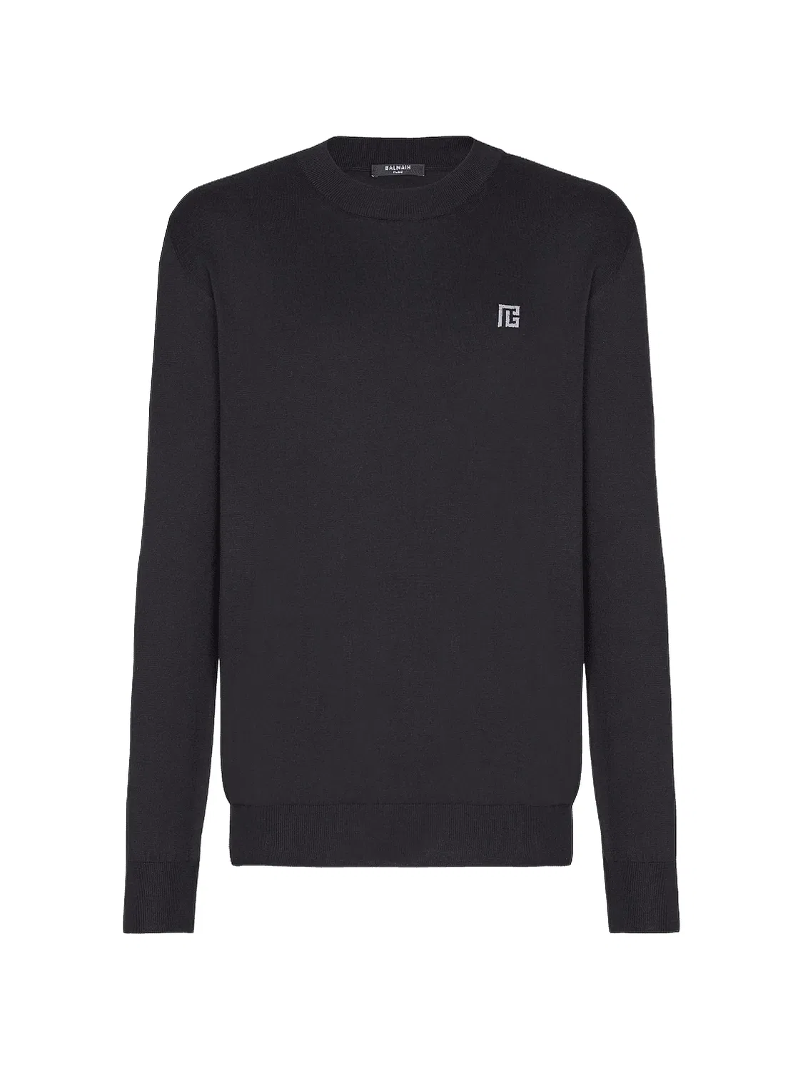 Balmain Джемпер с круглым вырезом, синий