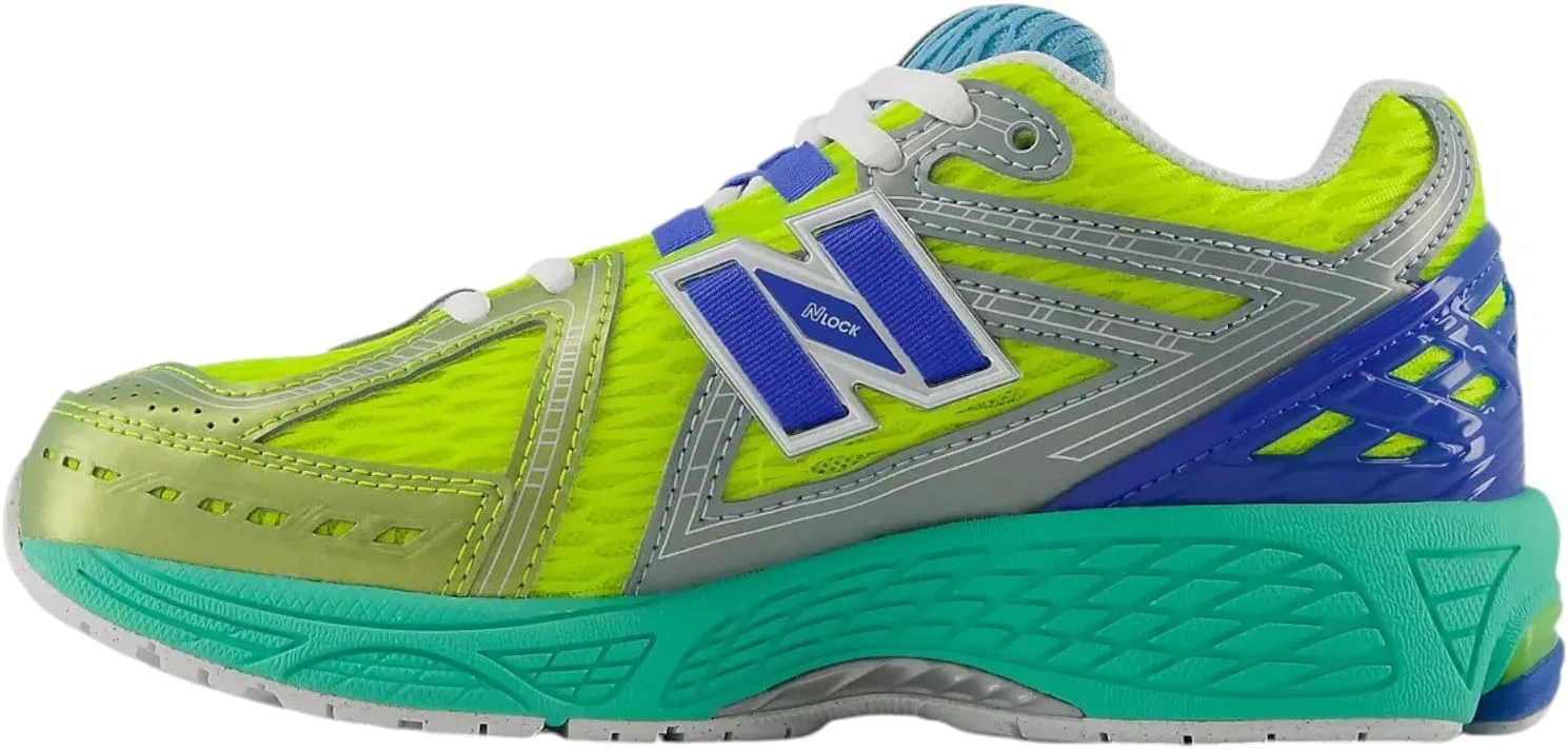Детские кроссовки для девочек с принтом New Balance 1906 LACE Running Big Kids Casual Shoes (G19064IK) New Balance, Alkaline Green — фото 2
