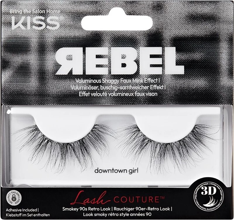 

Накладные ресницы 3D Downtown Girl Rebel Kiss, 1 пара