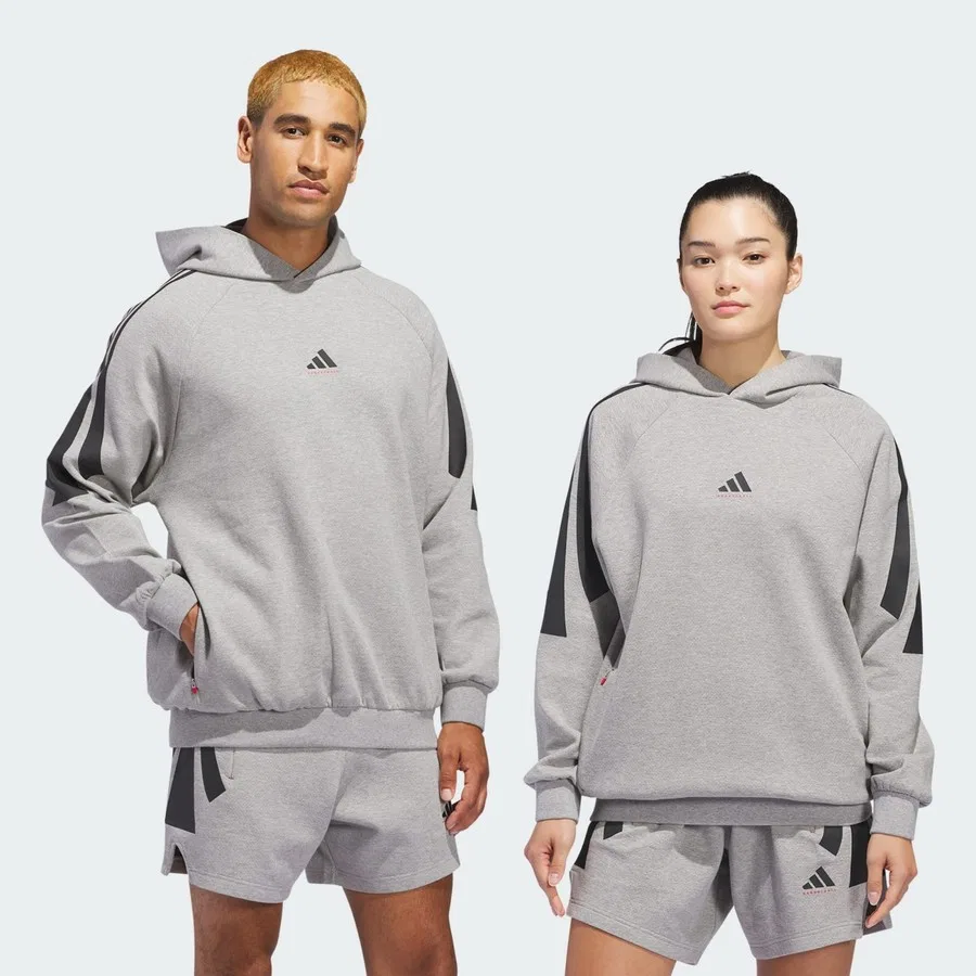 Худи спортивное с капюшоном Performance JD7466 adidas, Серый