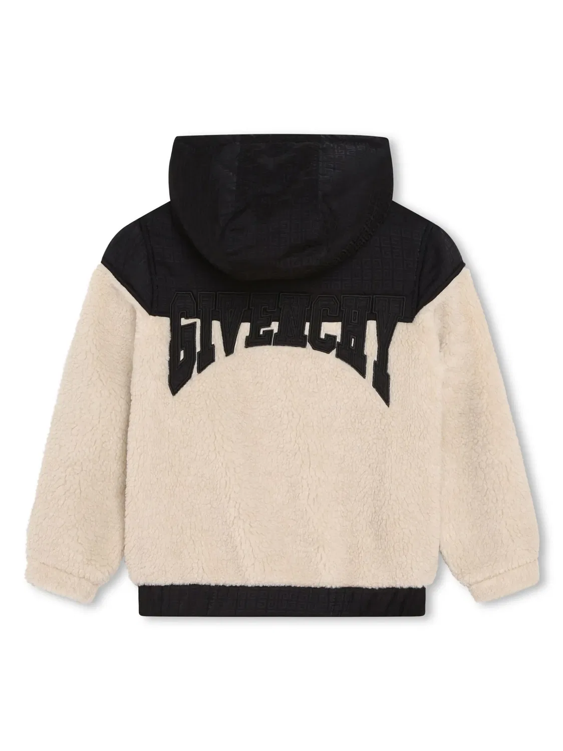 Givenchy Панельная куртка с капюшоном - нейтральные тона — фото 4