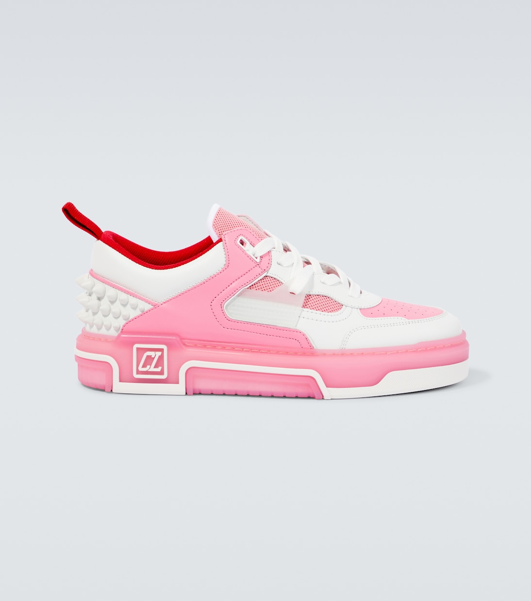 

Кроссовки Astroloubi с кожаными вставками Christian Louboutin, White/Calipso