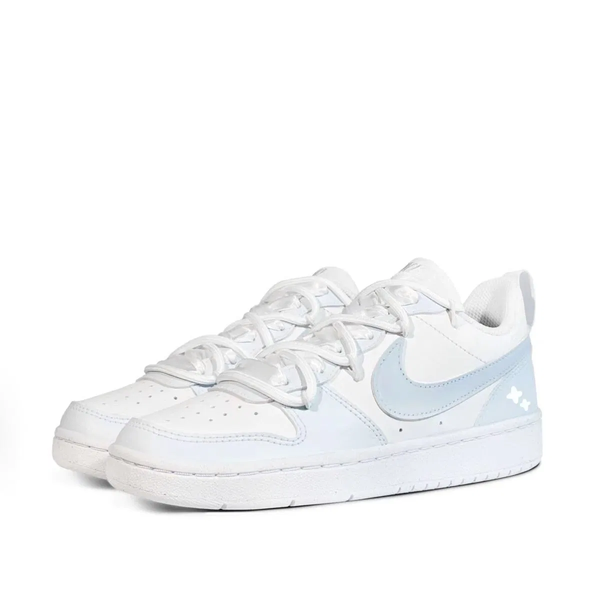Детские кроссовки для скейтбординга Court Borough, Nike, Light Blue — фото 4