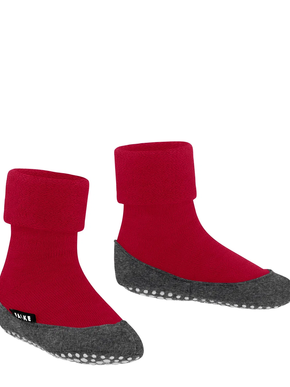 Носки Falke Cosyshoe Teens красного цвета — фото 2