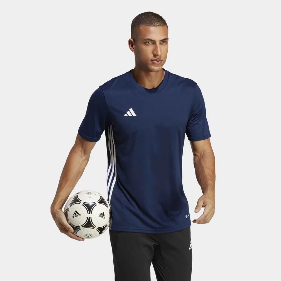 Футболка спортивная с длинным рукавом TABELA 23 JSY adidas, Синий — фото 3