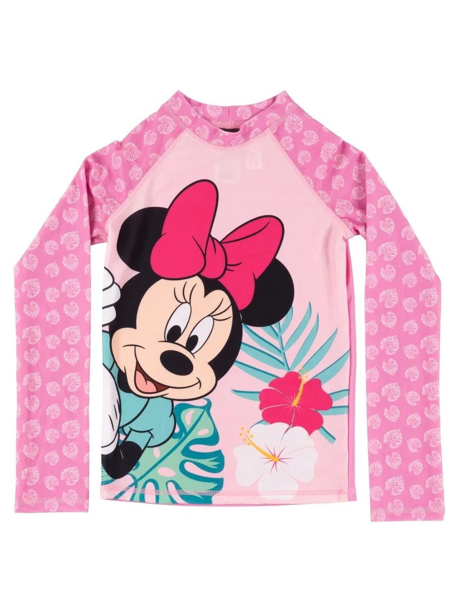 Спортивный купальник Disney Minnie Mouse 'UV-Schutz 30' в розовом цвете — фото 2