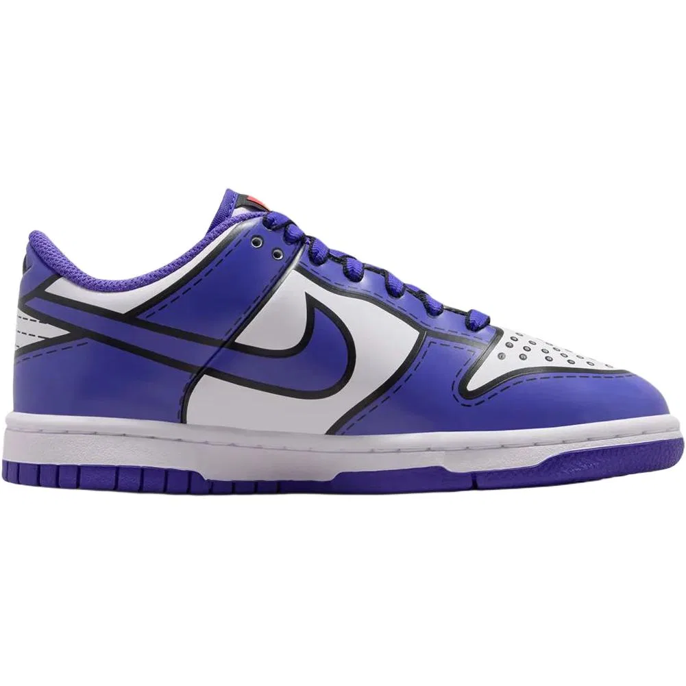 Кроссовки для скейтбординга Dunk Kids, Nike, Purple White — фото 3