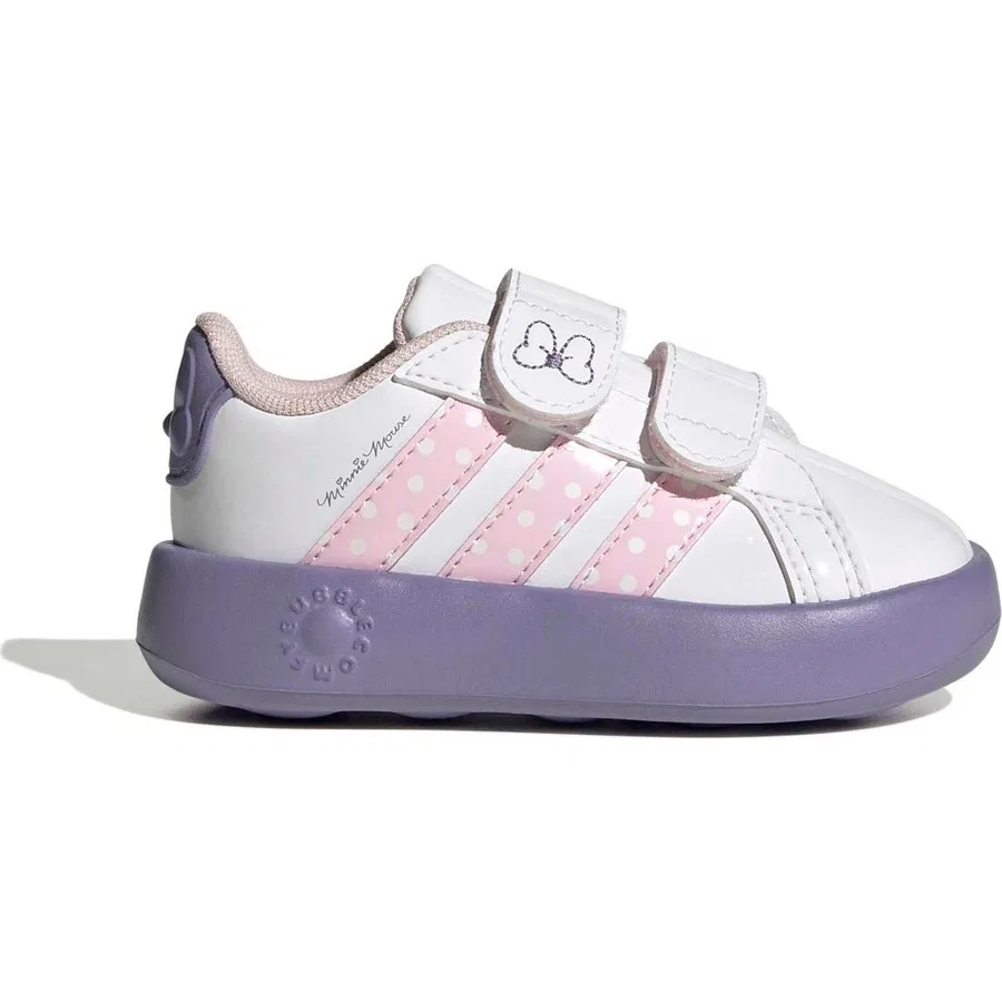 Кроссовки повседневные с принтом Grand Court Minnnie CF adidas, Белый