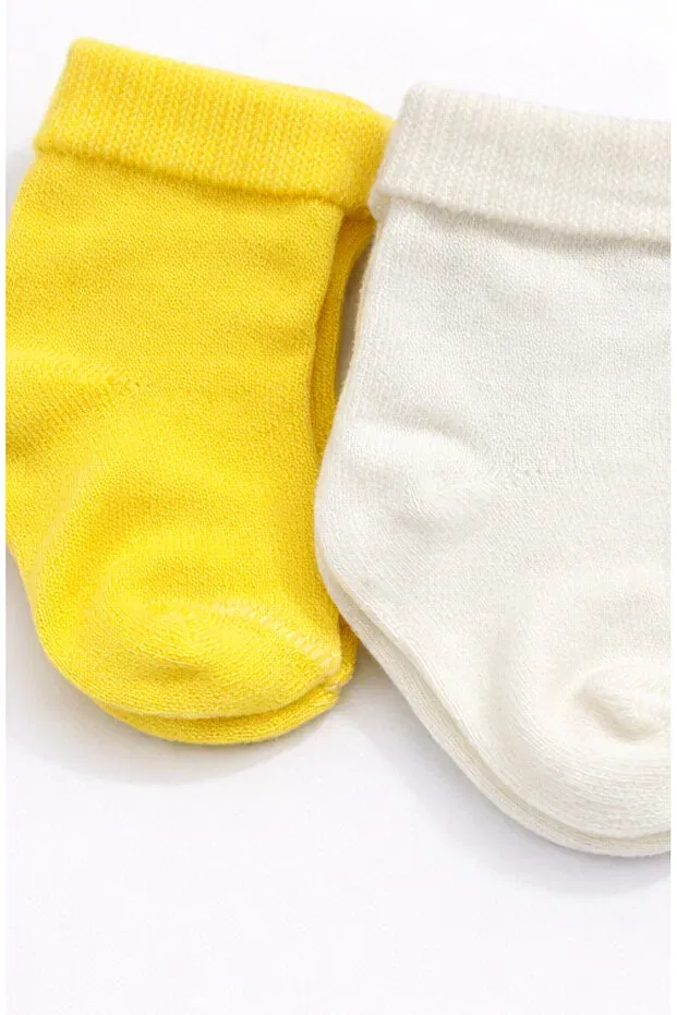 Детские носки для новорожденных хлопковые Basics For My Baby, Multicolored — фото 4