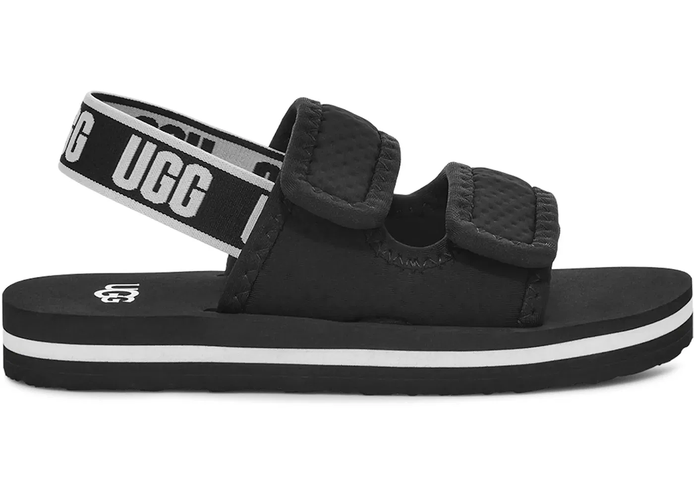 Детские сандалии на ремешке с открытой пяткой Lennon UGG, Black