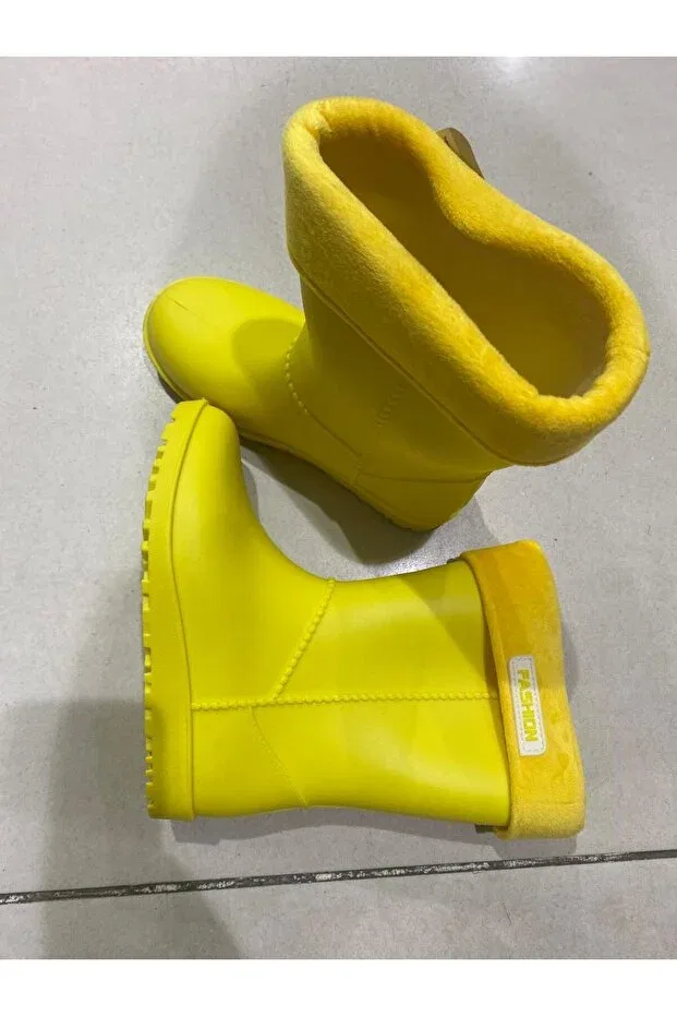 Детские сапоги для девочек непромокаемые Metin Ayakkabı, Yellow — фото 3