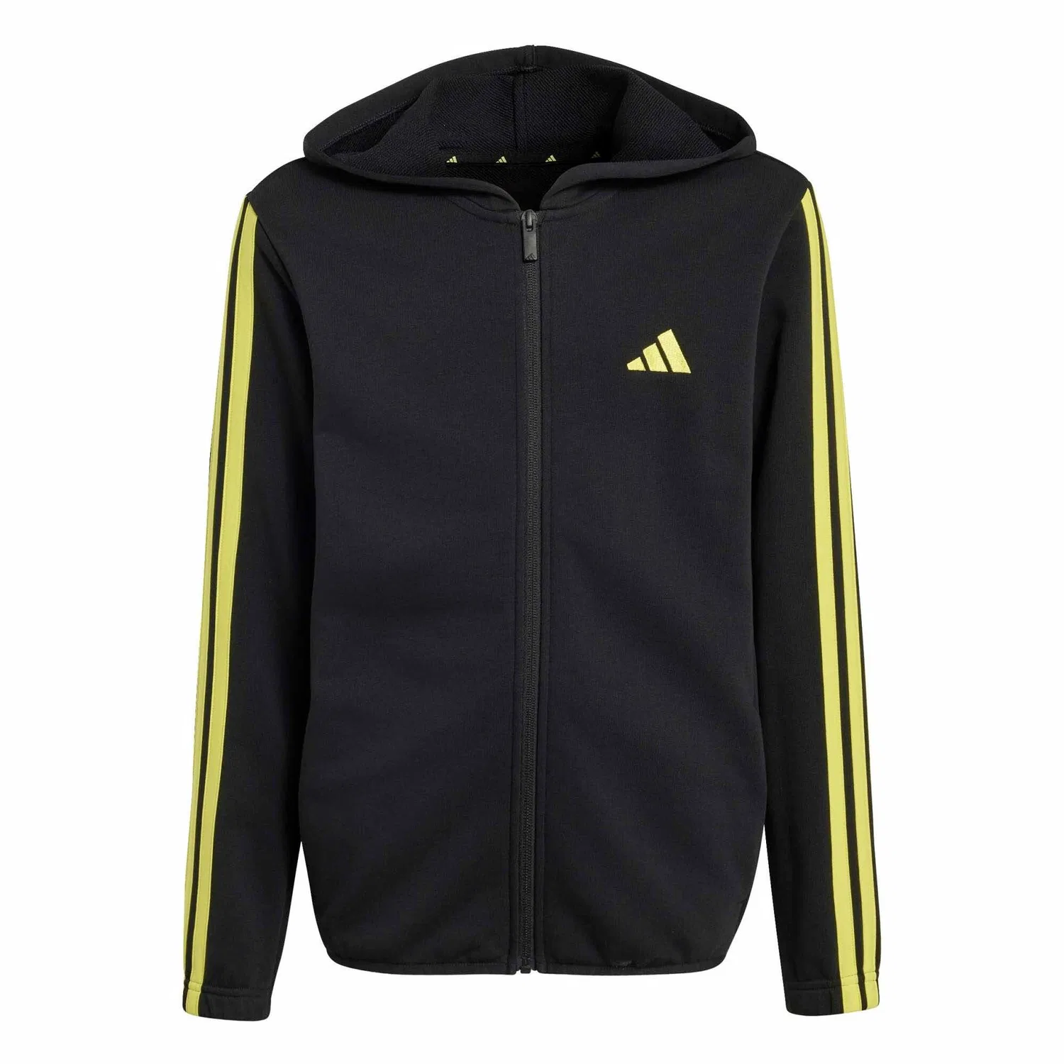 Детская футболка с длинным рукавом Adidas Sport J 3S Ft Ts 220, Schwarz — фото 2