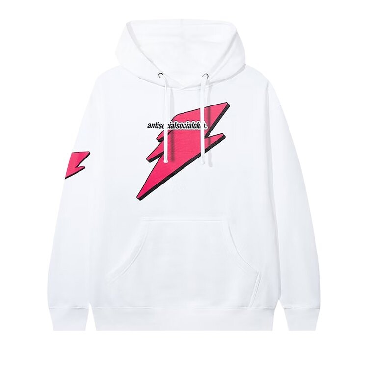

Худи Anti Social Social Club Careless Hoodie 'White/Pink', белый