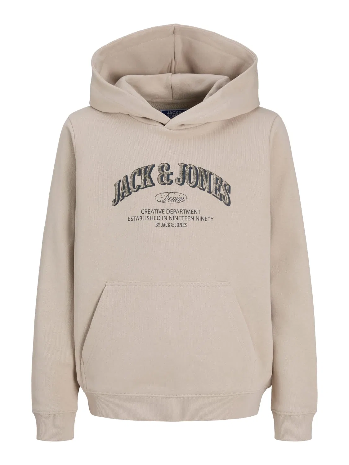 Худи с капюшоном Jjedenver Hoodie Jack & Jones Junior, серый