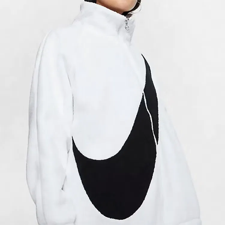 Куртка с принтом Big Swoosh Nike, белая — фото 4