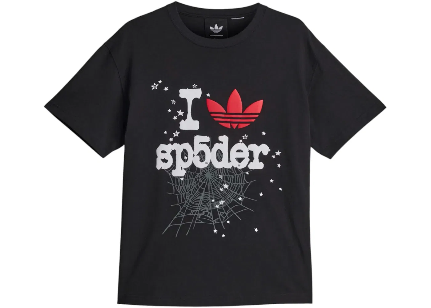 Мужская футболка с принтом Adidas x Sp5der T-shirt, Black