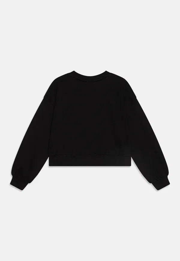 Свитшот с блестящим монологом Calvin Klein Jeans, черный — фото 2