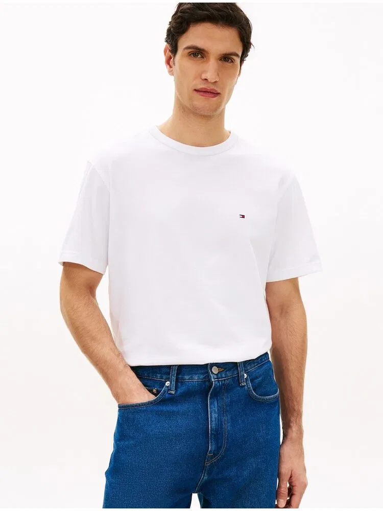 Футболка Relax Fit, Essential TOMMY HILFIGER, White