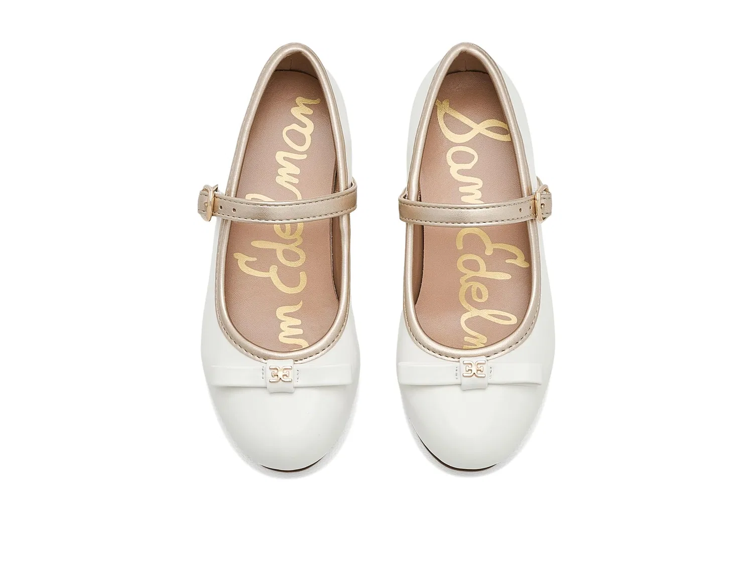 Туфли Bianca Bowey (для маленьких и больших детей) Sam Edelman Kids, White — фото 3