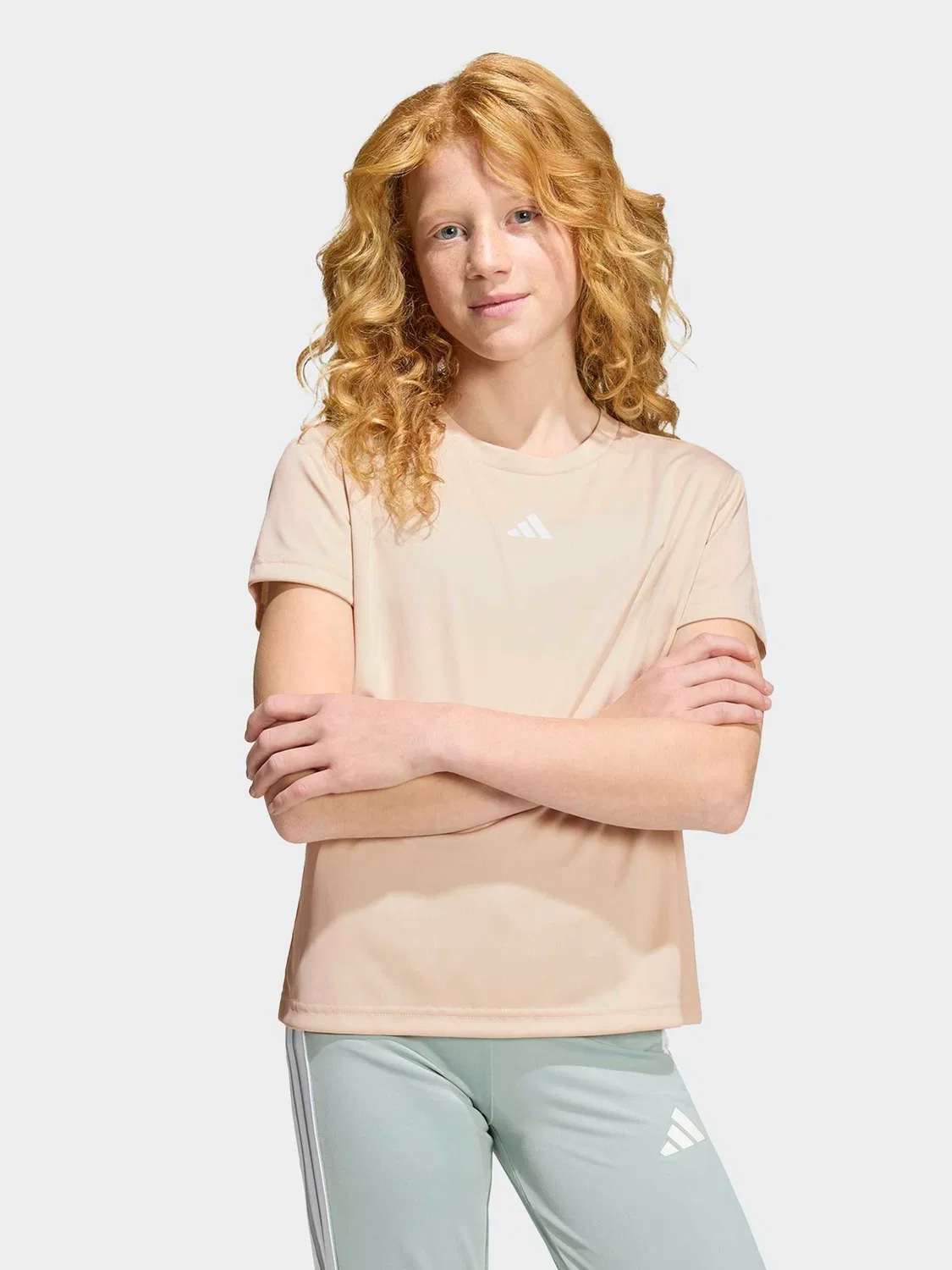 Футболка тренировочная adidas Essentials Cream adidas, кремовый